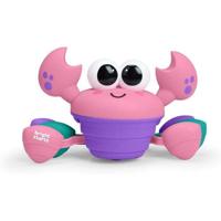 BRIGHT STARTS Babyspeelgoed 6M+ Muzikale krab om achteraan te jagen, speelgoed voor grove en fijne motoriek, obstakelsensoren, roze