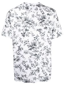 ERDEM t-shirt Peter à fleurs - Blanc