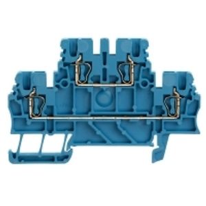 ZDK 1.5 BL  (100 Stück) - Feed-through terminal block 3,5mm 17,5A ZDK 1.5 BL