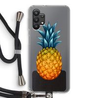 Grote ananas: Samsung Galaxy A32 5G Transparant Hoesje met koord