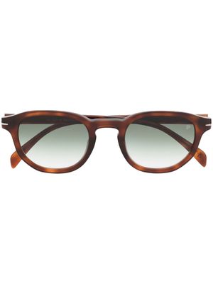 Eyewear by David Beckham lunettes de soleil à monture ronde - Marron