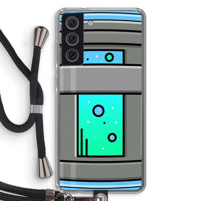 Chug Bottle: Samsung Galaxy S21 FE Transparant Hoesje met koord