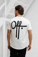 Off The Pitch Fullstop Slim Fit T-Shirt Heren Wit - Maat L - Kleur: Wit | Soccerfanshop