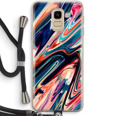 Quantum Being: Samsung Galaxy J6 (2018) Transparant Hoesje met koord