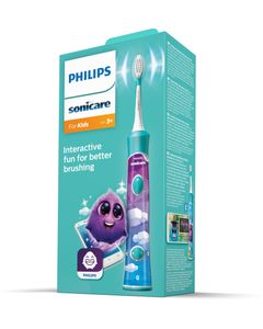 Philips Bodycare Philips HX6322/04 Elektrische kindertandenborstel Sonisch Wit, Bont