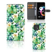 Motorola Edge 20 Lite Hoesje Orchidee Groen Motorola Edge 20 Lite Hoesje Orchidee Groen