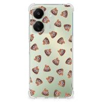 Doorzichtige Silicone Hoesje voor Xiaomi Redmi 13C 4G Poep Emojis