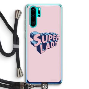 Superlady: Huawei P30 Pro Transparant Hoesje met koord
