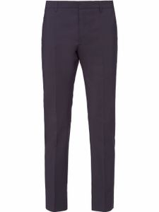 Prada pantalon de costume à coupe droite - Bleu