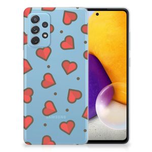 Samsung Galaxy A72 TPU bumper Hearts