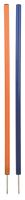 Trixie dog activity agility slalom stokken blauw / oranje Trixie dog activity agility slalom stokken blauw / oranje
