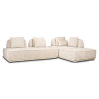 Richmond Hoekbank 'Tudor' Met verwijderbare rugleuning, kleur Cream