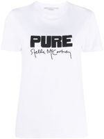 Stella McCartney t-shirt en coton à logo imprimé - Blanc - thumbnail