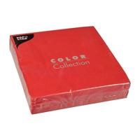 Servetten - 50x - rood - 40 x 40 cm - papier - lunch/diner servetten - feestservetten Servetten - 50x - rood - 40 x 40 cm - papier - lunch/diner servetten - feestservetten