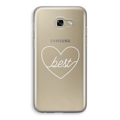 Best heart pastel: Samsung Galaxy A5 (2017) Transparant Hoesje
