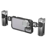 SmallRig Mobile Video Cage Kit (Dual Handheld) for iPhone 14 Pro 4076