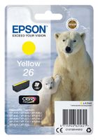 Inktcartridge Epson 26 T2614 geel - thumbnail