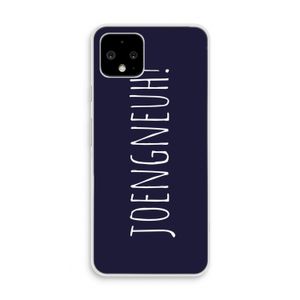Joengneuh!: Pixel 4 Transparant Hoesje