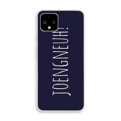 Joengneuh!: Pixel 4 Transparant Hoesje
