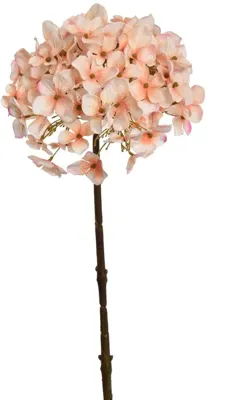 Pure Royal kunsttak hydrangea 50cm perzik