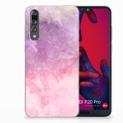 Smartphone hoesje Huawei P20 Pro Pink Purple Paint