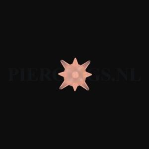 Tongpiercing tickler spike licht oranje