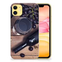 Apple iPhone 11 Siliconen Case Wijn - thumbnail