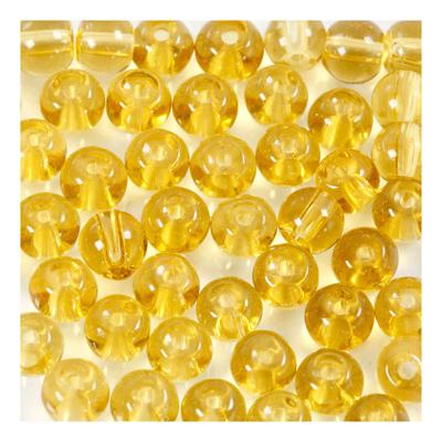 Creativ Company Glas kralen geel, 45st.