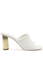 Simkhai mules Winston 80 mm en cuir - Blanc