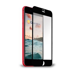 Casecentive Glass Screenprotector 3D full cover iPhone 7 / 8 / SE 2020 zwart