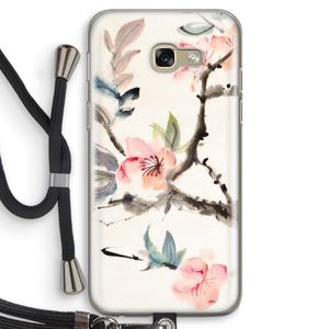 Japanse bloemen: Samsung Galaxy A5 (2017) Transparant Hoesje met koord