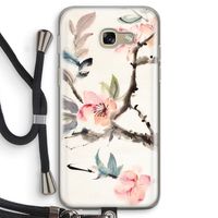 Japanse bloemen: Samsung Galaxy A5 (2017) Transparant Hoesje met koord