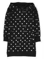 Givenchy Kids robe à logo et capuche - Noir