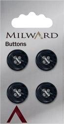 Milward Knoop Mat Donkerblauw