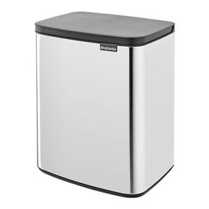 Brabantia Bo Afvalemmer 12 L - Brilliant Steel