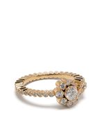 Sophie Bille Brahe bague Celestine Fleur en or 18ct pavée de diamants - thumbnail