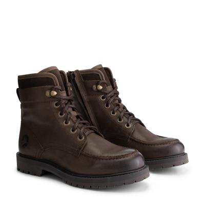 Travelin&apos; Women - lace-up boot casual - Donkerbruin - Maat 38