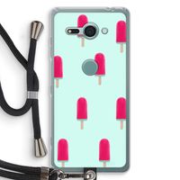 Waterijsje: Sony Xperia XZ2 Compact Transparant Hoesje met koord