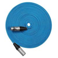 Kondor Blue Male XLR naar Female XLR audiokabel, 25 Feet