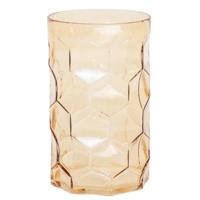Housevitamin vaas pattern amber 25 cm | 6 stuks
