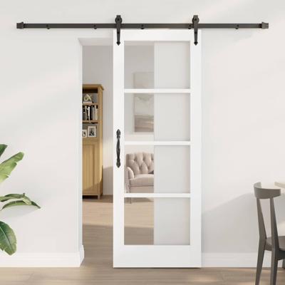 Schuifdeur met hardware set 'ORKDAL'Wit 73,5x198,5 cm