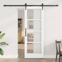 Schuifdeur met hardware set 'ORKDAL'Wit 73,5x198,5 cm