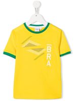 BOSS Kidswear t-shirt à logo Brazil imprimé - Jaune - thumbnail