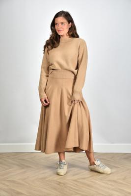 Extreme Cashmere rok Twirl 313 camel