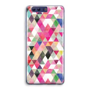 Gekleurde driehoekjes: Honor 9 Transparant Hoesje