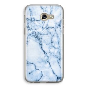 Blauw marmer: Samsung Galaxy A5 (2017) Transparant Hoesje