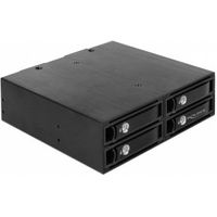 Delock 47233 5,25 mobiel rack voor 4 x 2,5 SATA/SAS HDD/SSD 12 Gb/s