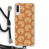 Croissant: Samsung Galaxy A70 Transparant Hoesje met koord