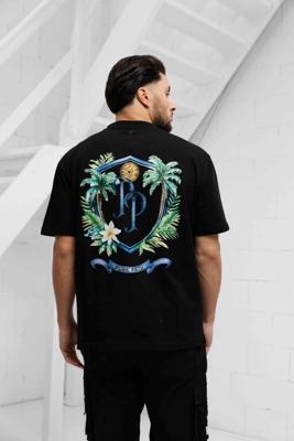 Pure Path Tropical T-Shirt Heren Zwart - Maat L - Kleur: Zwart | Soccerfanshop
