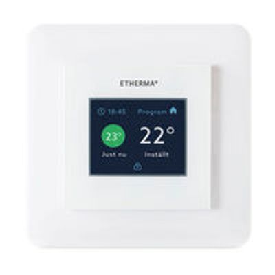 eTOUCH eco inbouwthermostaat met touchscreen wit